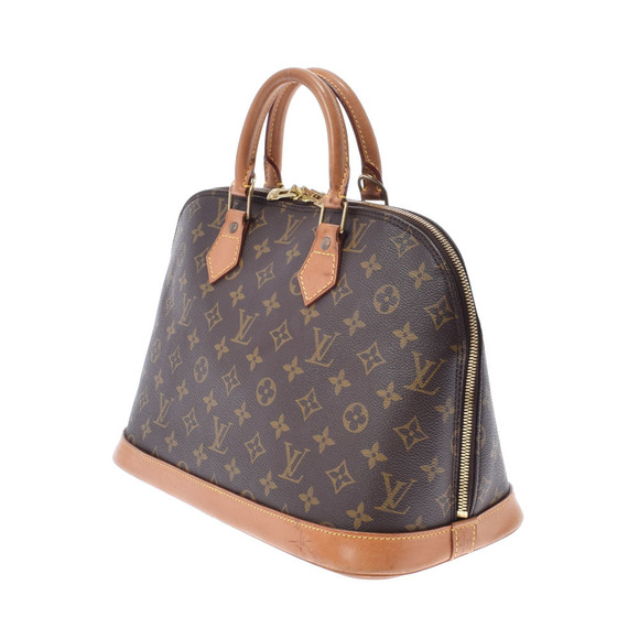 Louis Vuitton Monogram Alma Handbag Brown Canvas - Picture 2 of 9